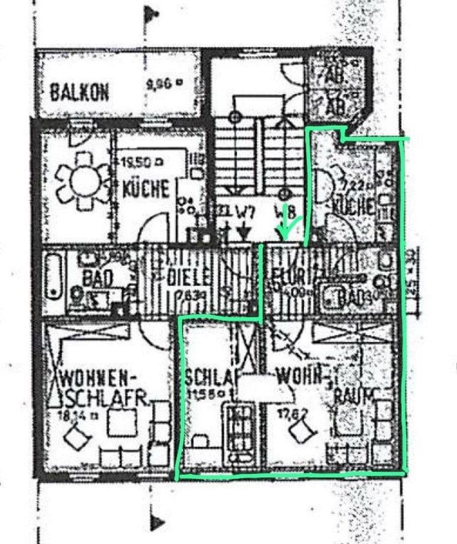 2 bedroom flat to rent, 44 m², Georg-Büchner-Straße 29, Gera, Thuringia 2 bedroom flat to rent, 44 m², Georg-Büchner-Straße 29, Gera, Thuringia