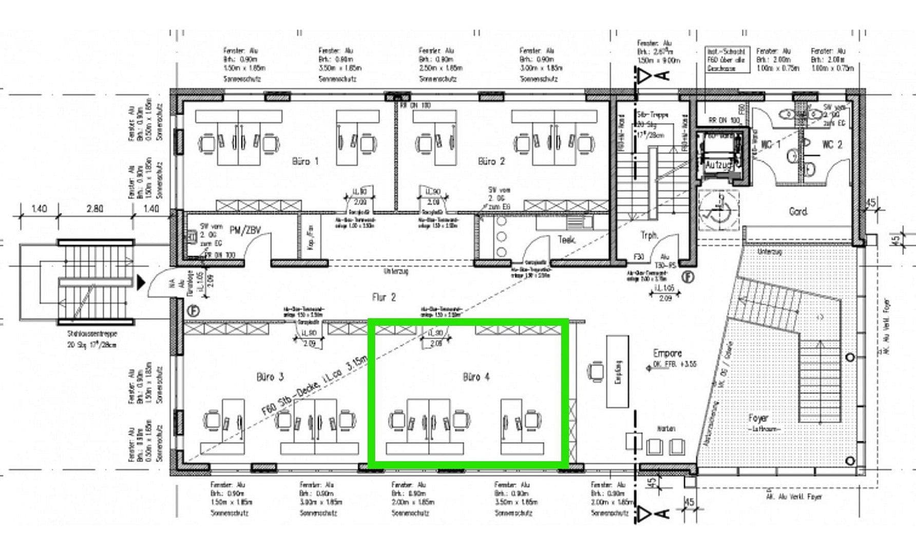 office to rent, 52 m², Wagner-Régeny-Straße 14, Berlin, Berlin office to rent, 52 m², Wagner-Régeny-Straße 14, Berlin, Berlin