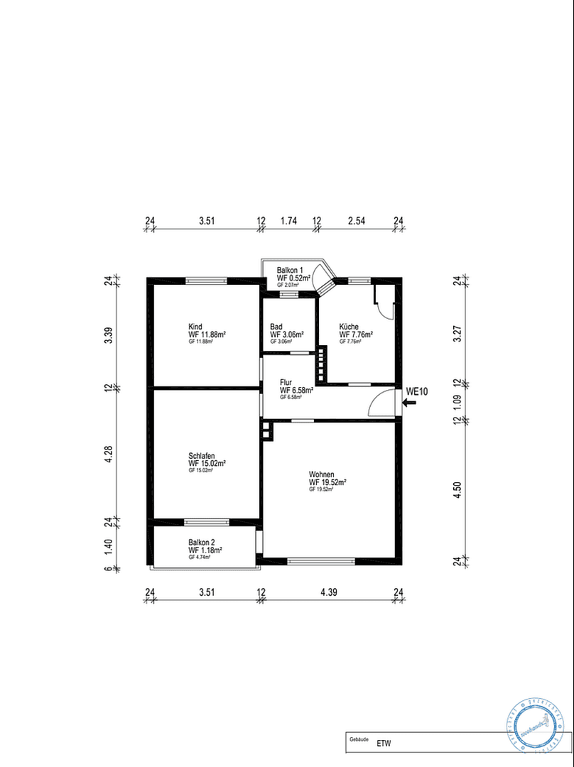 3 bedroom flat for sale, 65 m², Bremerhaven, Bremen 3 bedroom flat for sale, 65 m², Bremerhaven, Bremen