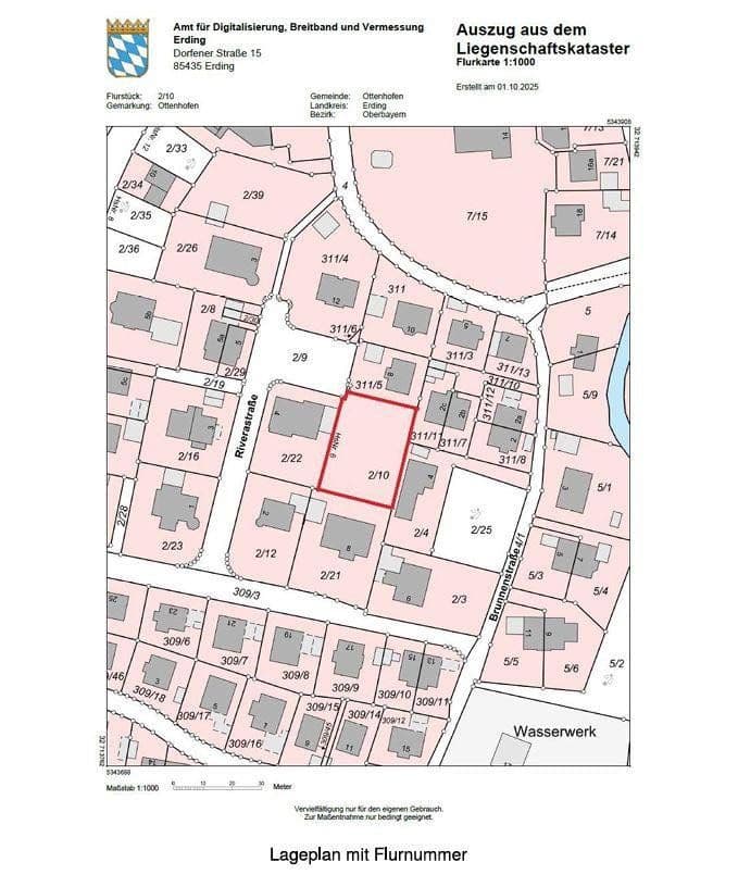 plot for sale, 927 m², Ottenhofen, Bavaria plot for sale, 927 m², Ottenhofen, Bavaria