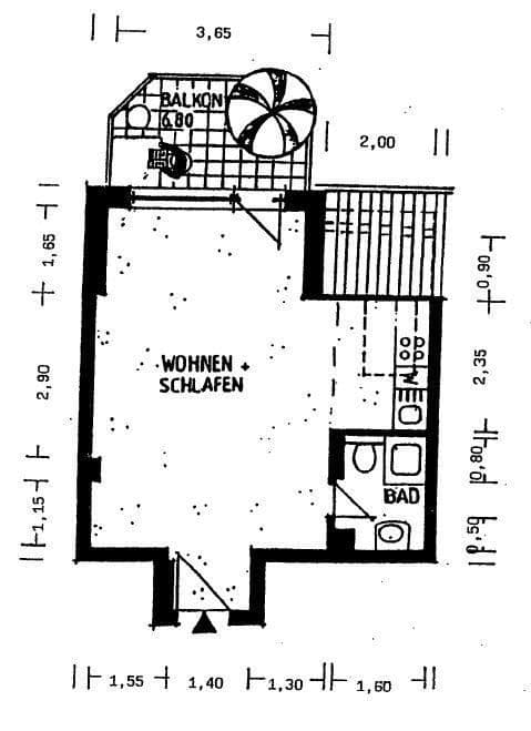 1 bedroom flat to rent, 36 m², Diedorf, Bavaria 1 bedroom flat to rent, 36 m², Diedorf, Bavaria