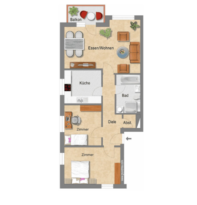 3 bedroom flat to rent, 83 m², Rheine, North Rhine-Westphalia 3 bedroom flat to rent, 83 m², Rheine, North Rhine-Westphalia
