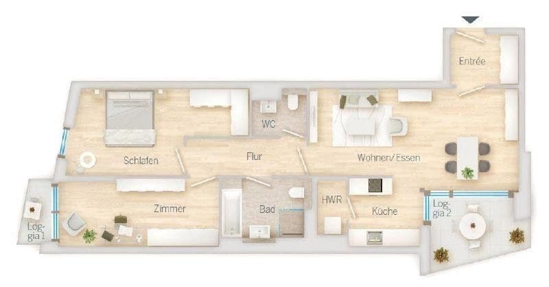 3 bedroom flat for sale, 88 m², Maxfeldstr., Nürnberg, Bavaria 3 bedroom flat for sale, 88 m², Maxfeldstr., Nürnberg, Bavaria