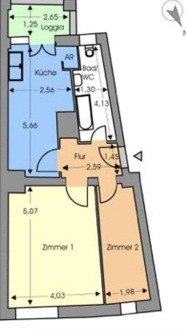 2 bedroom flat to rent, 58 m², Reichsstrasse 66, Berlin, Berlin 2 bedroom flat to rent, 58 m², Reichsstrasse 66, Berlin, Berlin