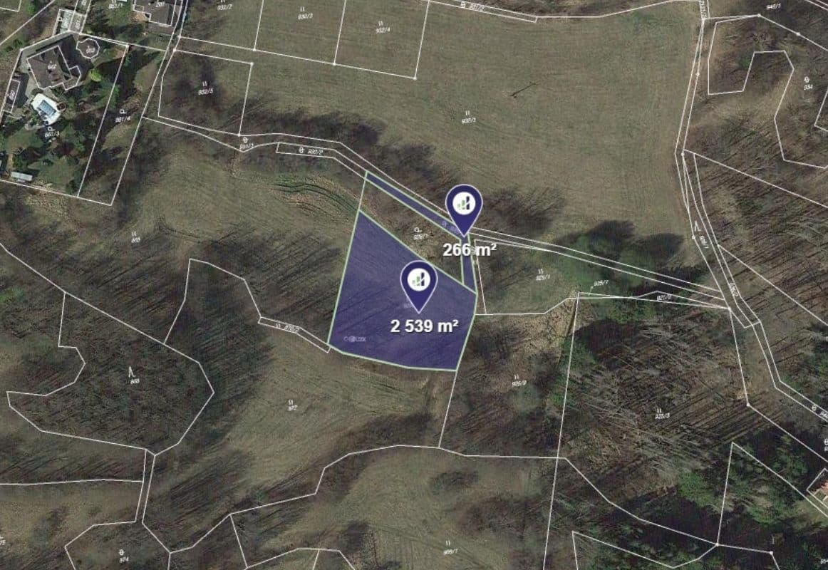 plot for sale, 2,805 m², Lipnice nad Sázavou, Vysočina Region plot for sale, 2,805 m², Lipnice nad Sázavou, Vysočina Region