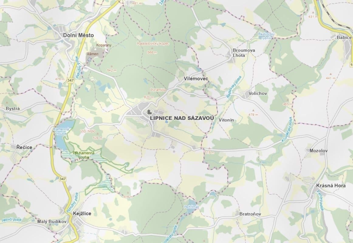 plot for sale, 2,805 m², Lipnice nad Sázavou, Vysočina Region plot for sale, 2,805 m², Lipnice nad Sázavou, Vysočina Region