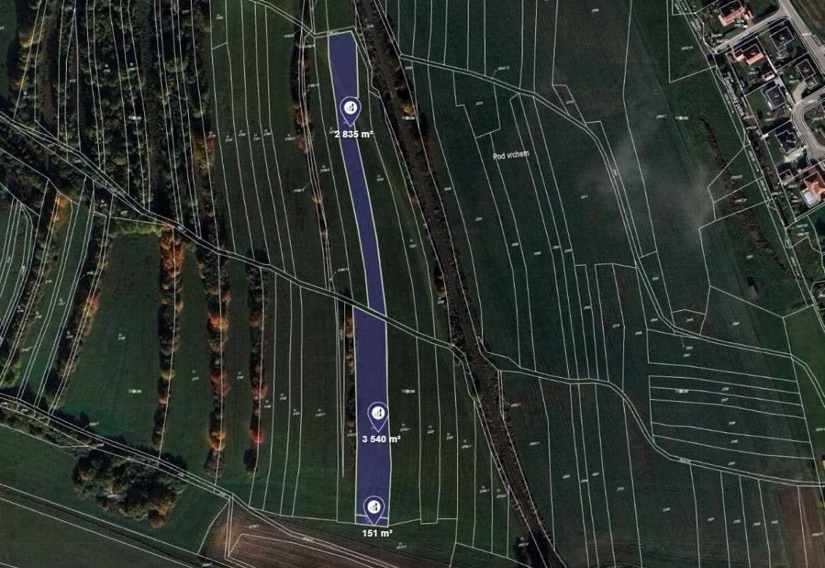 plot for sale, 6,526 m², Sedlejov, Vysočina Region plot for sale, 6,526 m², Sedlejov, Vysočina Region