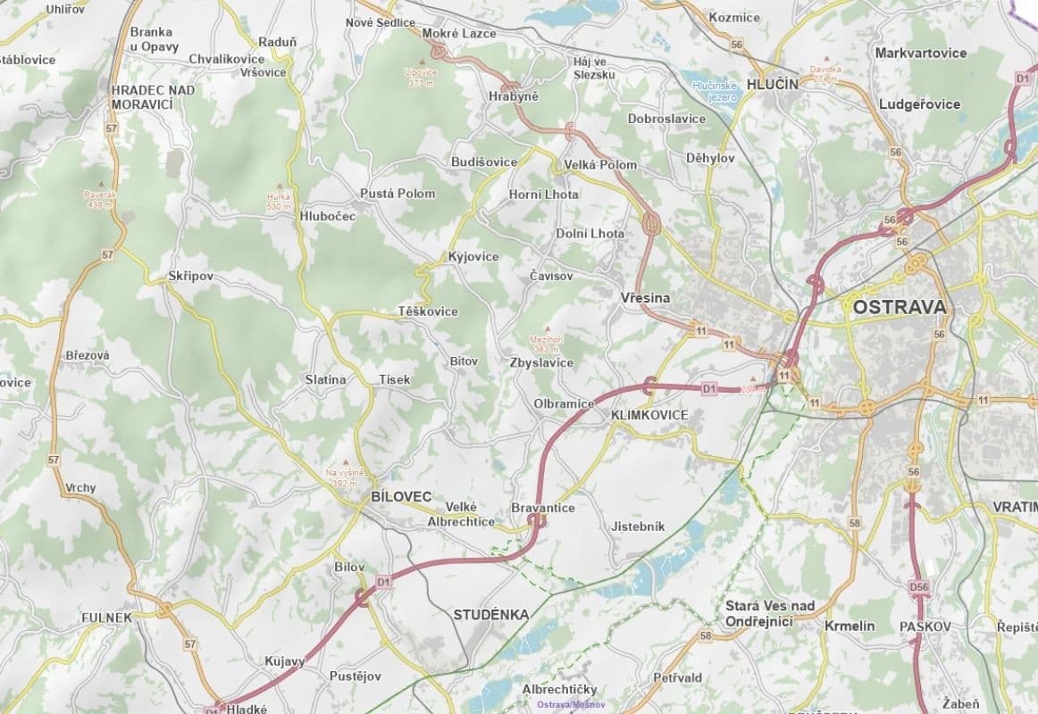 plot for sale, 4,688 m², Těškovice, Moravskoslezský Region plot for sale, 4,688 m², Těškovice, Moravskoslezský Region