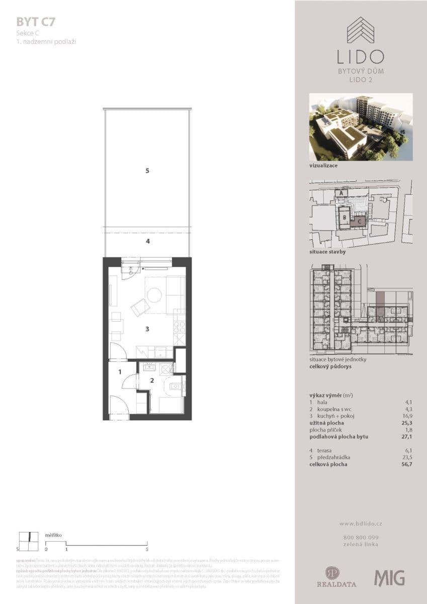 Studio flat to rent, 27 m², Spolková, Brno, Jihomoravský Region Studio flat to rent, 27 m², Spolková, Brno, Jihomoravský Region