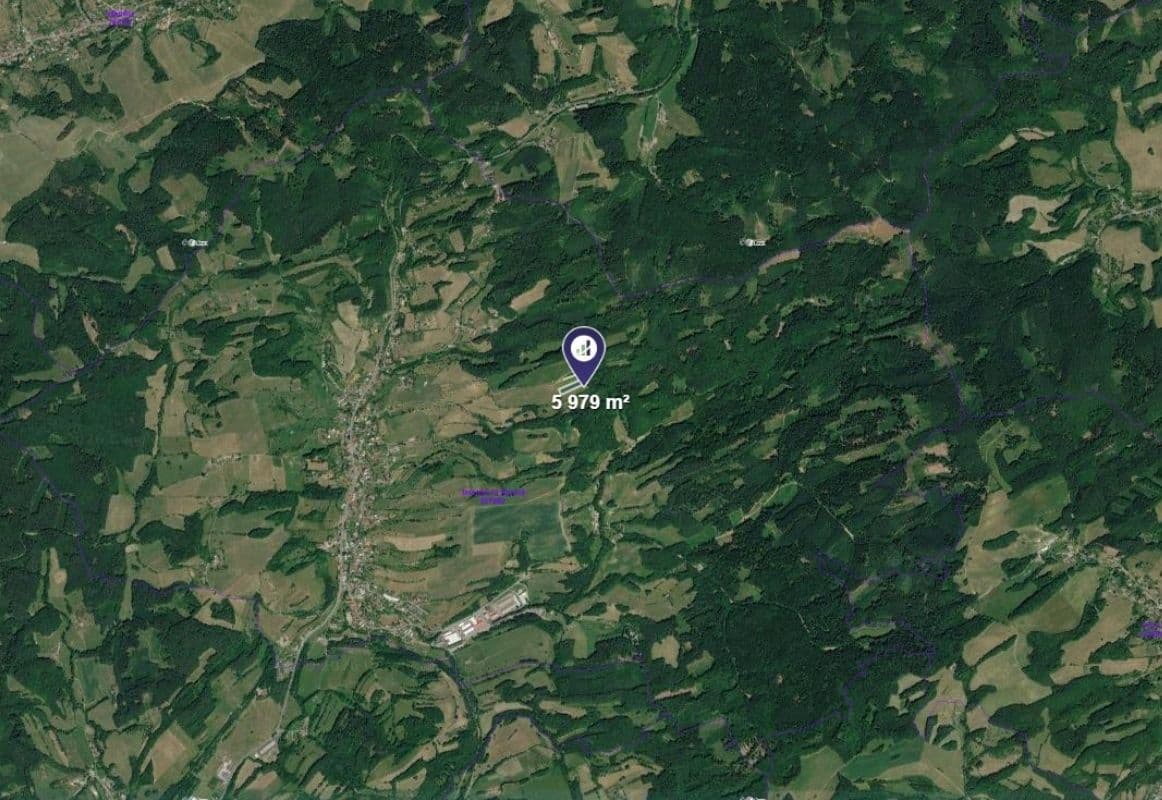 plot for sale, 5,979 m², Jasenná, Zlínský Region plot for sale, 5,979 m², Jasenná, Zlínský Region