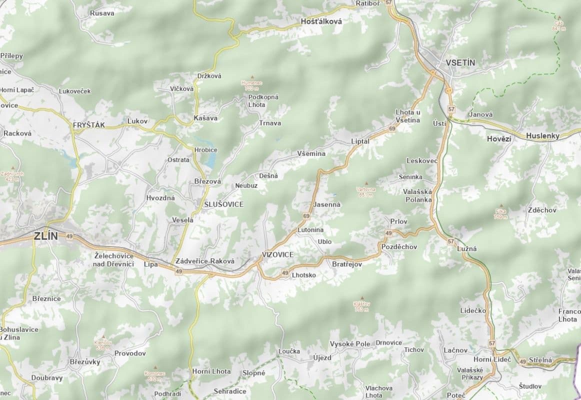 plot for sale, 5,979 m², Jasenná, Zlínský Region plot for sale, 5,979 m², Jasenná, Zlínský Region