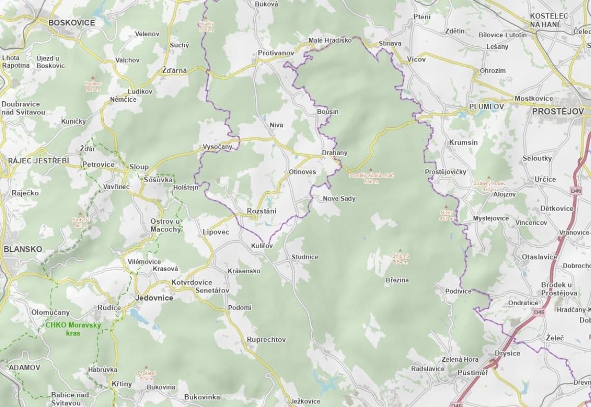 plot for sale, 4,314 m², Otinoves, Olomoucký Region plot for sale, 4,314 m², Otinoves, Olomoucký Region