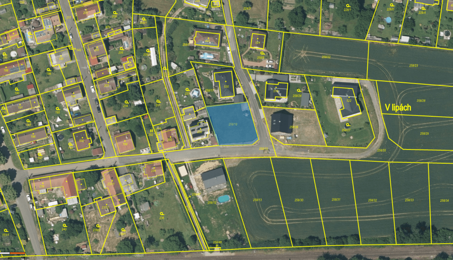 plot for sale, 741 m², Všenice, Plzeňský Region plot for sale, 741 m², Všenice, Plzeňský Region