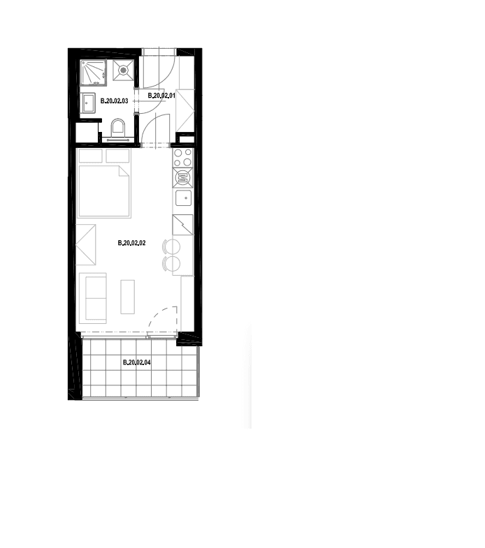 Studio flat to rent, 30 m², Jáchymovská, Prague, Prague Studio flat to rent, 30 m², Jáchymovská, Prague, Prague