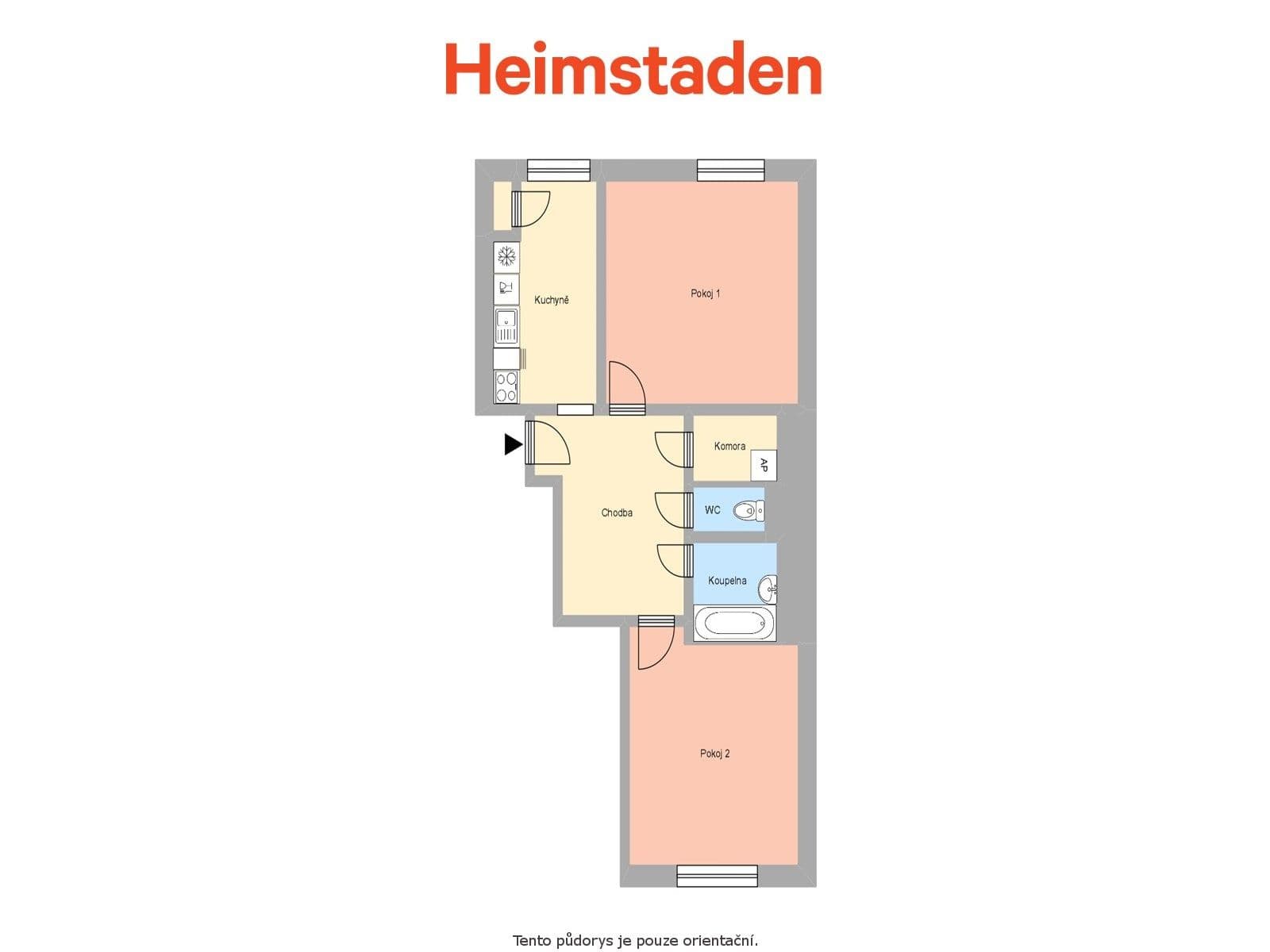 2 bedroom flat to rent, 56 m², Československé armády, Havířov, Moravskoslezský Region 2 bedroom flat to rent, 56 m², Československé armády, Havířov, Moravskoslezský Region