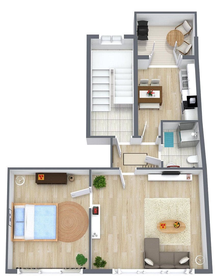 2 bedroom flat to rent, 60 m², Rathausstr. 17A, Hildesheim, Lower Saxony 2 bedroom flat to rent, 60 m², Rathausstr. 17A, Hildesheim, Lower Saxony