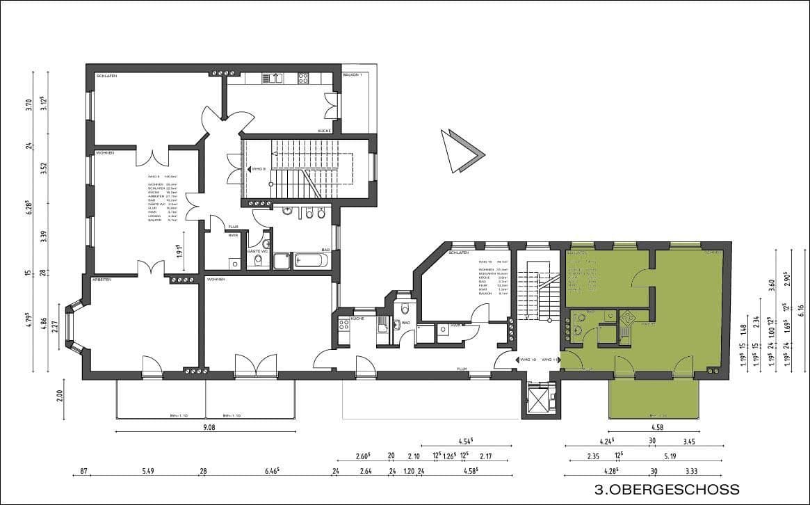 2 bedroom flat to rent, 55 m², Kleiner Stadtmarsch 9, Magdeburg, Saxony-Anhalt 2 bedroom flat to rent, 55 m², Kleiner Stadtmarsch 9, Magdeburg, Saxony-Anhalt