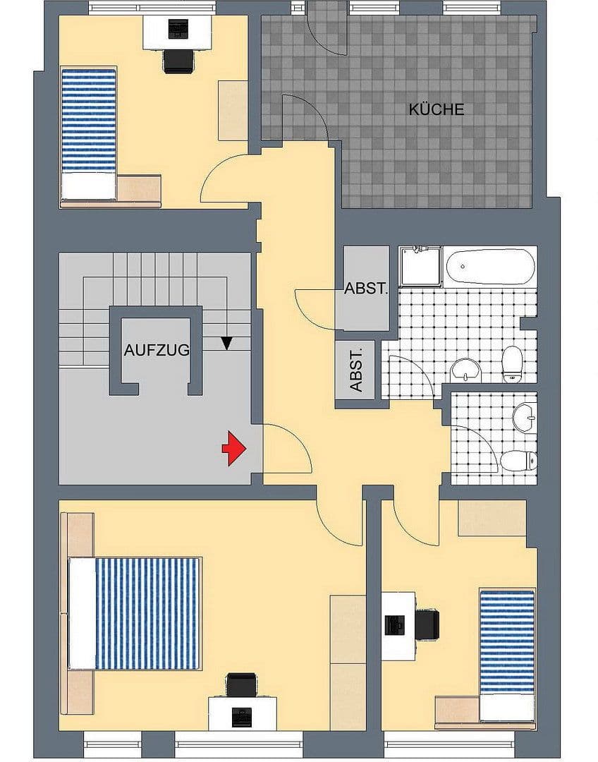 3 bedroom flat to rent, 105 m², Wilhelmstr. 66, Siegburg, North Rhine-Westphalia 3 bedroom flat to rent, 105 m², Wilhelmstr. 66, Siegburg, North Rhine-Westphalia