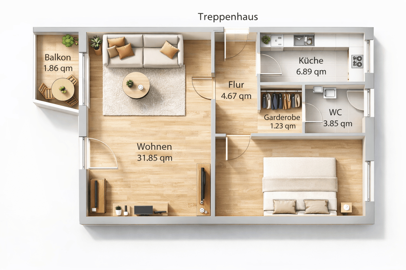 2 bedroom flat for sale, 65 m², Bürgermeister-Deichmann-Straße 17, Bremen, Bremen 2 bedroom flat for sale, 65 m², Bürgermeister-Deichmann-Straße 17, Bremen, Bremen