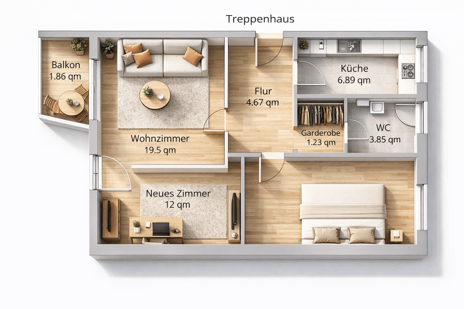2 bedroom flat for sale, 65 m², Bürgermeister-Deichmann-Straße 17, Bremen, Bremen 2 bedroom flat for sale, 65 m², Bürgermeister-Deichmann-Straße 17, Bremen, Bremen
