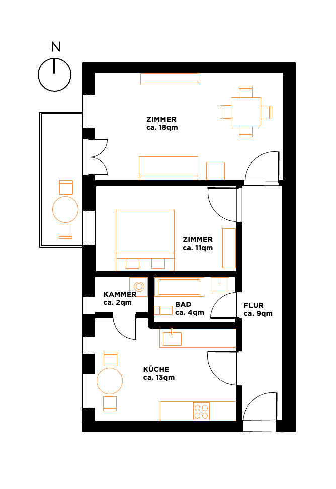 2 bedroom flat for sale, 60 m², Pfalzburgerstrasse 34, Berlin, Berlin 2 bedroom flat for sale, 60 m², Pfalzburgerstrasse 34, Berlin, Berlin