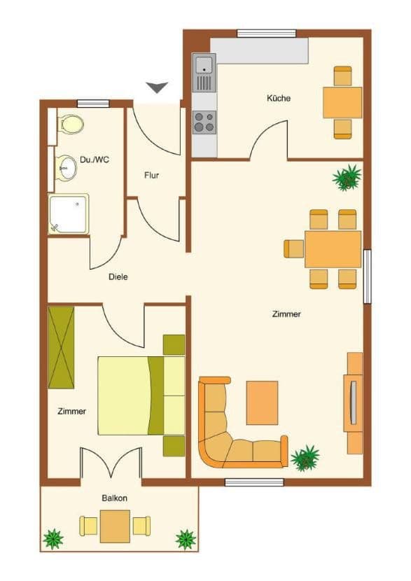 2 bedroom flat to rent, 59 m², Zwickstraße 5, Süßen, Baden-Württemberg 2 bedroom flat to rent, 59 m², Zwickstraße 5, Süßen, Baden-Württemberg