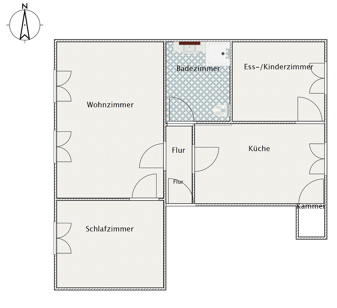 3 bedroom flat to rent, 62 m², Paulinenstraße 9, Eisenach, Thuringia 3 bedroom flat to rent, 62 m², Paulinenstraße 9, Eisenach, Thuringia