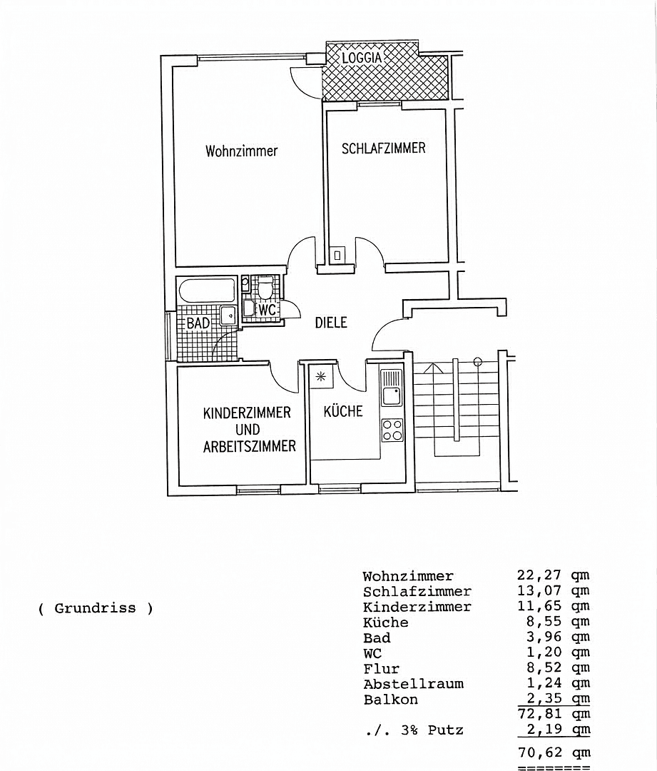 3 bedroom flat to rent, 70 m², Nordbahnstr. 99, Kaiserslautern, Rhineland-Palatinate 3 bedroom flat to rent, 70 m², Nordbahnstr. 99, Kaiserslautern, Rhineland-Palatinate
