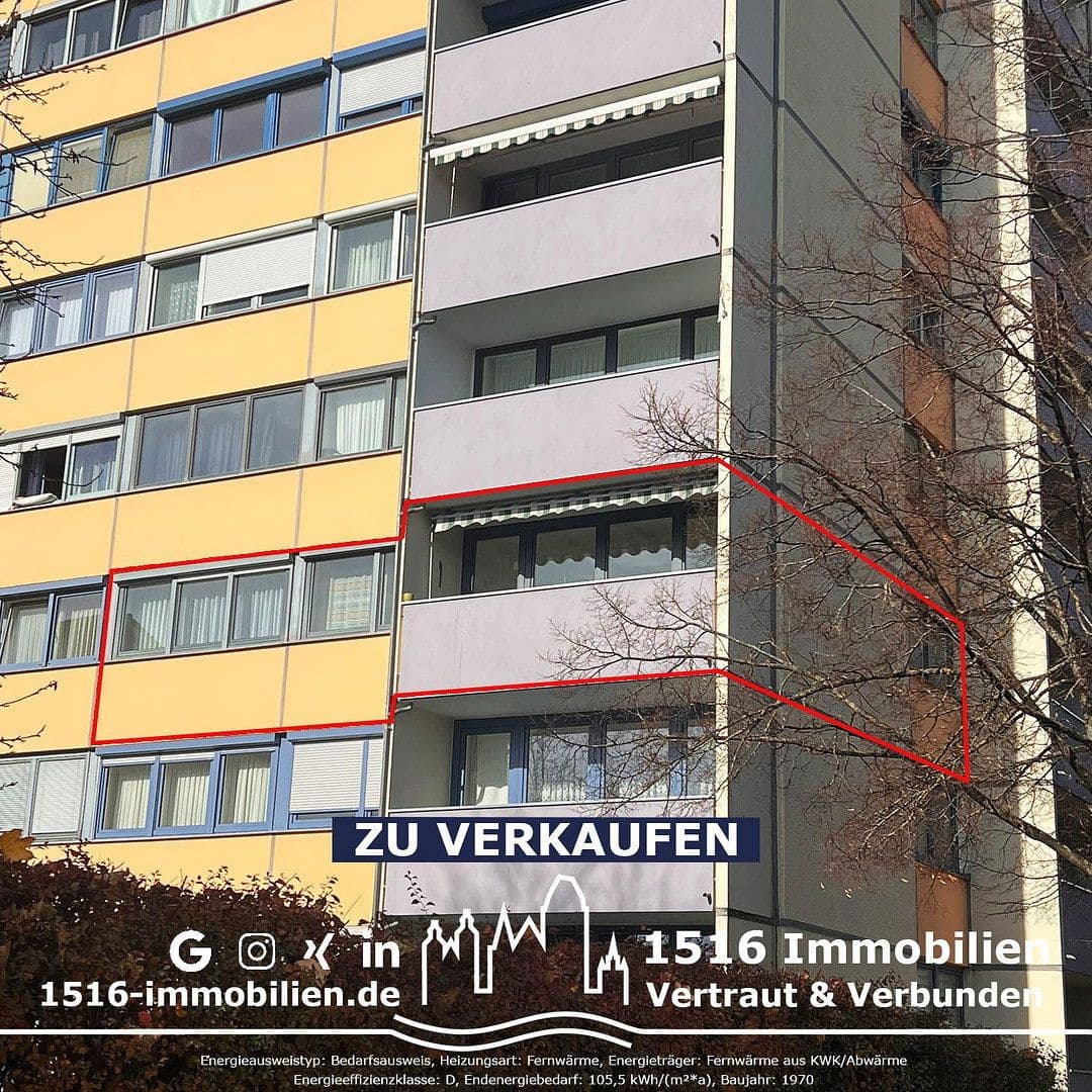 4 bedroom flat for sale, 76 m², Nürnberger Straße 54, Ingolstadt, Bavaria 4 bedroom flat for sale, 76 m², Nürnberger Straße 54, Ingolstadt, Bavaria