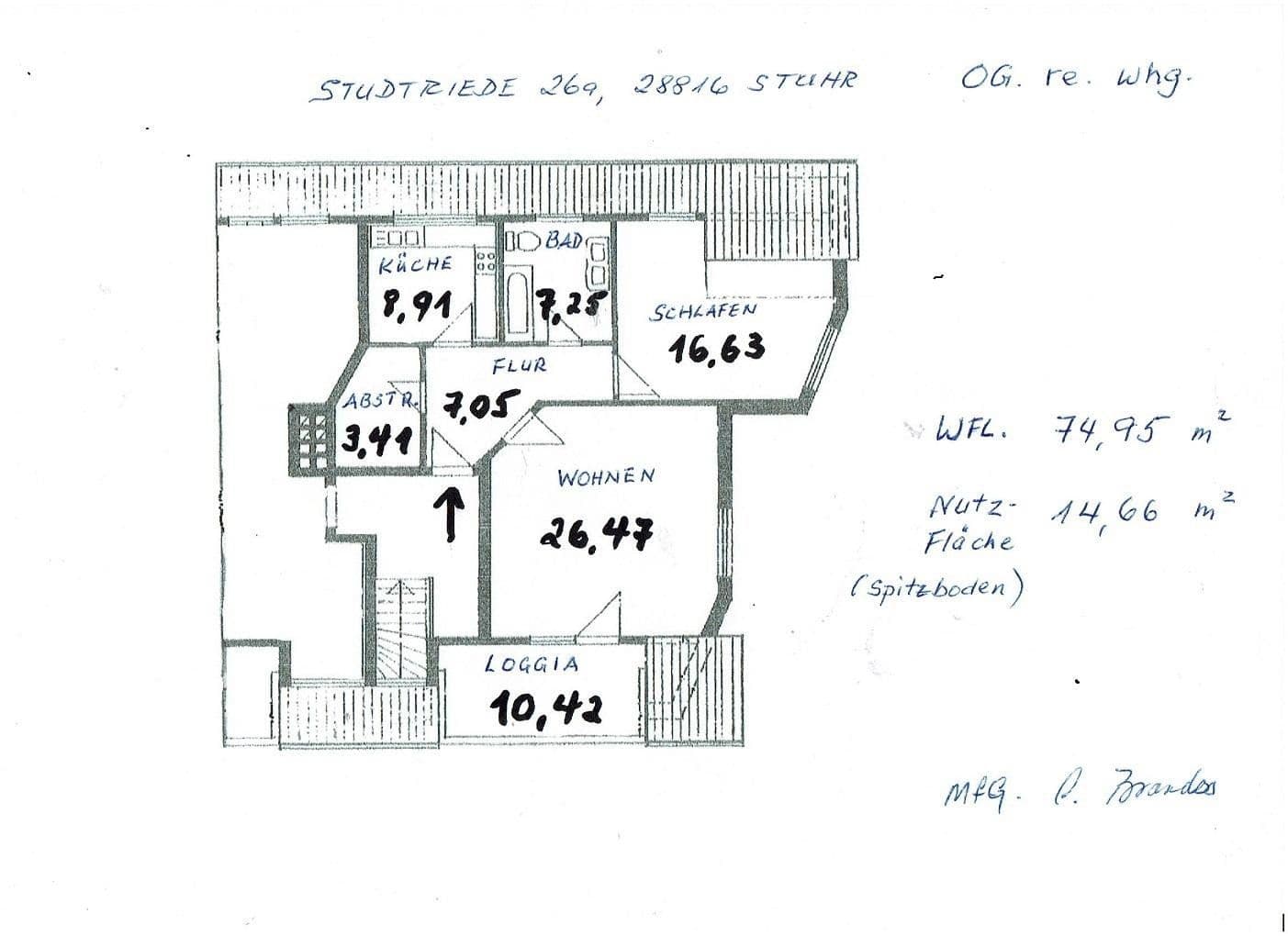 2 bedroom flat for sale, 75 m², Brinkum, Lower Saxony 2 bedroom flat for sale, 75 m², Brinkum, Lower Saxony