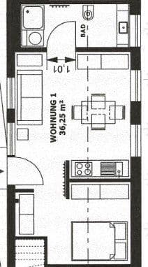 1 bedroom flat to rent, 37 m², Kremper Weg 13, Itzehoe, Schleswig-Holstein 1 bedroom flat to rent, 37 m², Kremper Weg 13, Itzehoe, Schleswig-Holstein