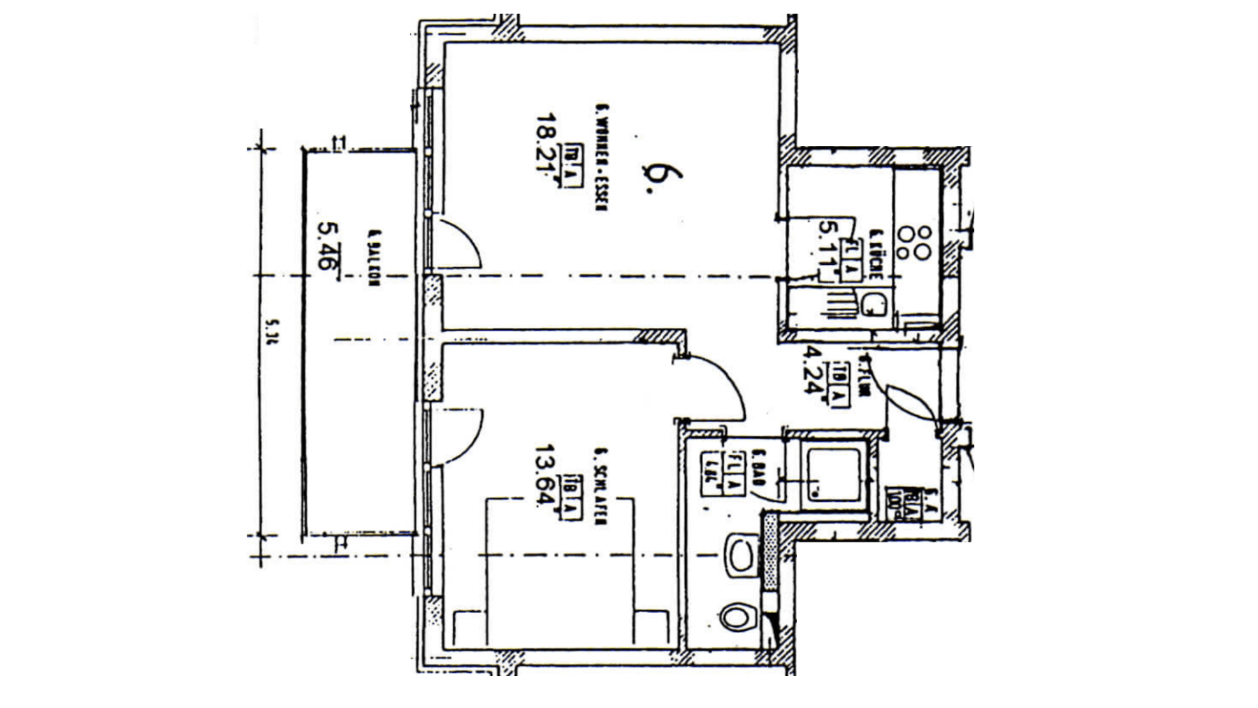 2 bedroom flat to rent, 52 m², Darmstadt, Hesse 2 bedroom flat to rent, 52 m², Darmstadt, Hesse