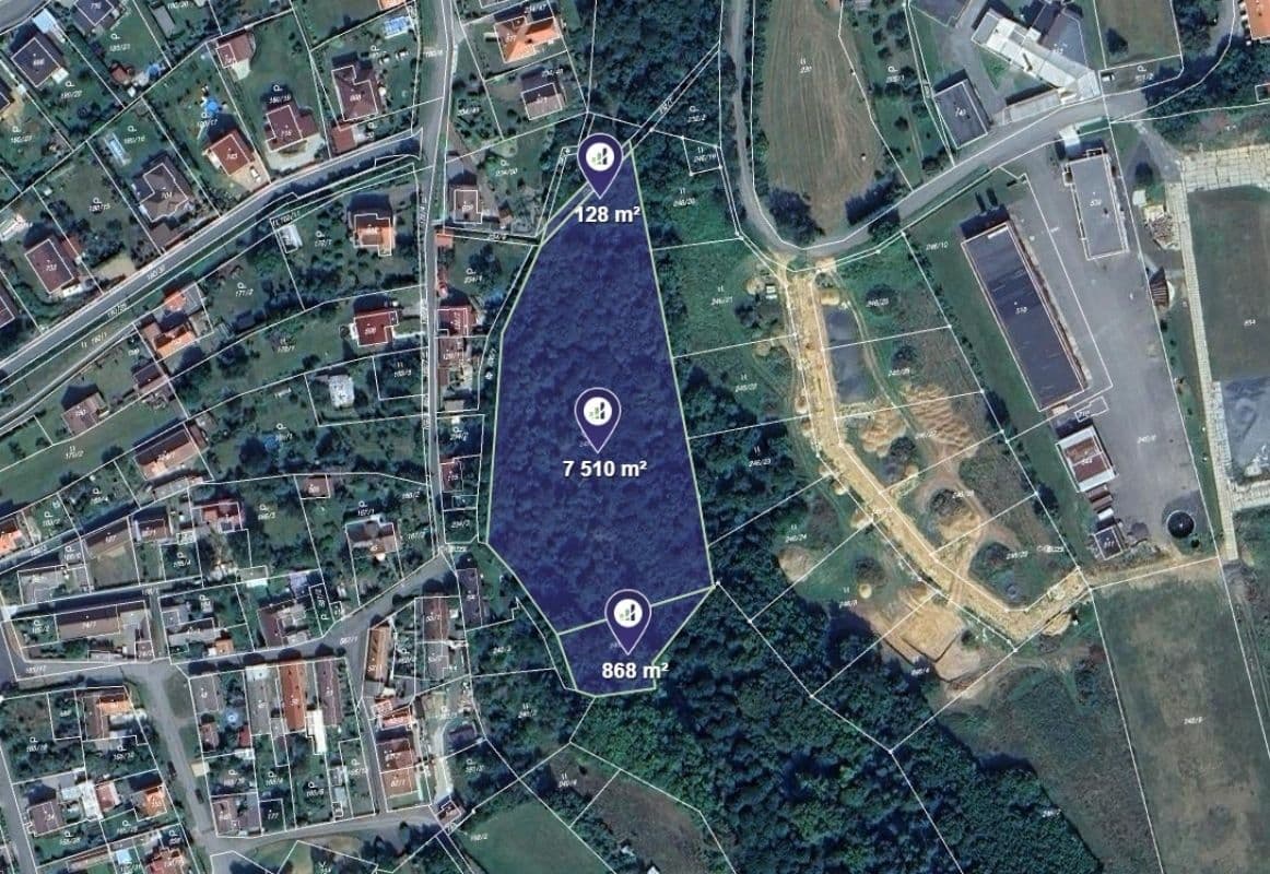plot for sale, 8,506 m², Roztoky, Středočeský Region plot for sale, 8,506 m², Roztoky, Středočeský Region