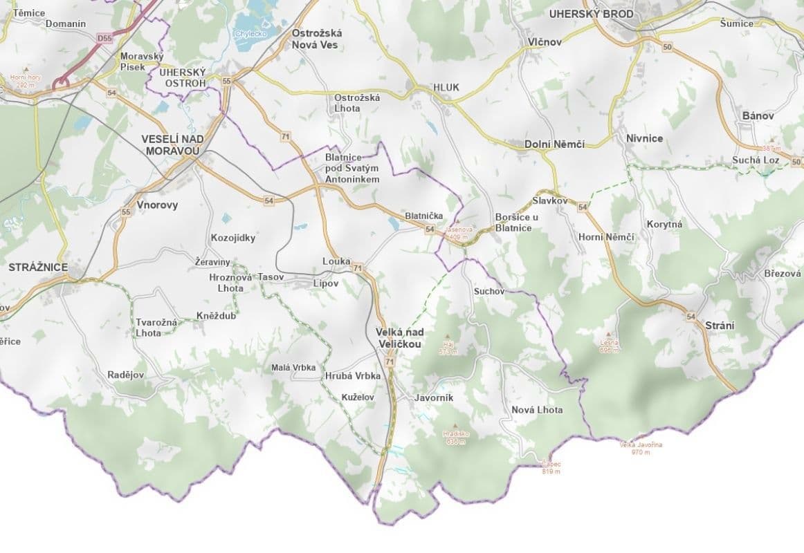 plot for sale, 358 m², Javorník, Jihomoravský Region plot for sale, 358 m², Javorník, Jihomoravský Region