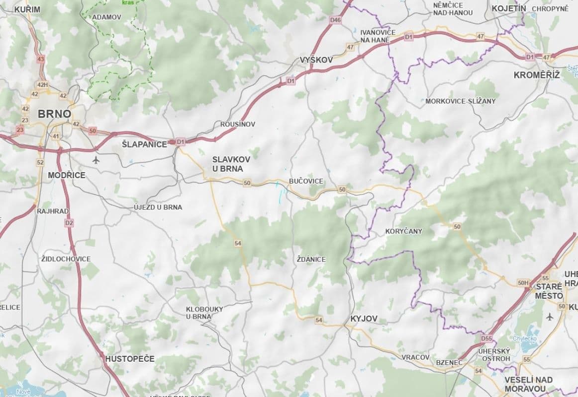 plot for sale, 27,454 m², Bučovice, Jihomoravský Region plot for sale, 27,454 m², Bučovice, Jihomoravský Region