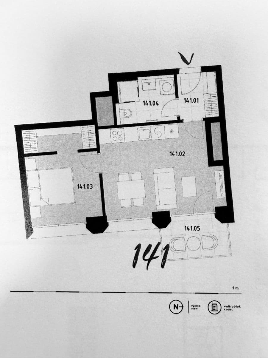 1 bedroom with open-plan kitchen flat for sale, 50 m², U Lihovaru, Prague, Prague 1 bedroom with open-plan kitchen flat for sale, 50 m², U Lihovaru, Prague, Prague