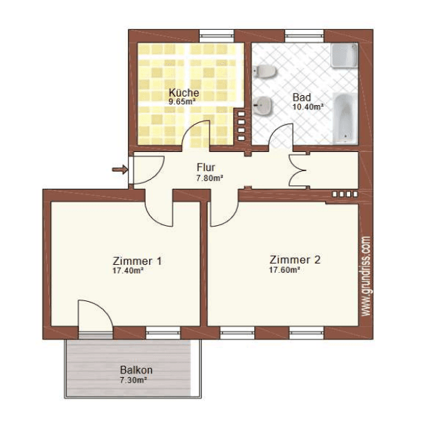 2 bedroom flat to rent, 67 m², Flutstr., Brandenburg an der Havel, Brandenburg 2 bedroom flat to rent, 67 m², Flutstr., Brandenburg an der Havel, Brandenburg