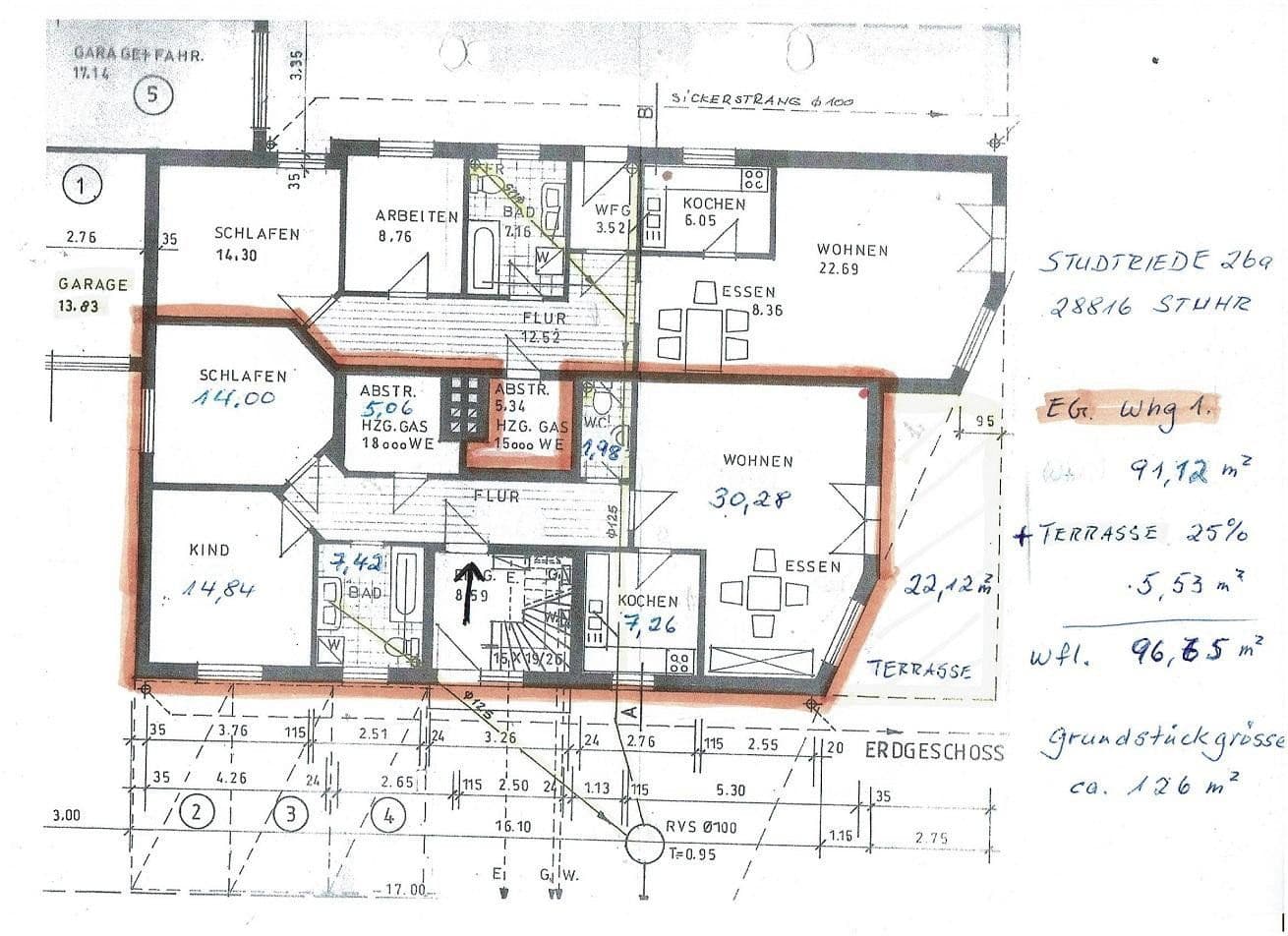 3 bedroom flat for sale, 97 m², Studtriede 26a, Stuhr, Lower Saxony 3 bedroom flat for sale, 97 m², Studtriede 26a, Stuhr, Lower Saxony