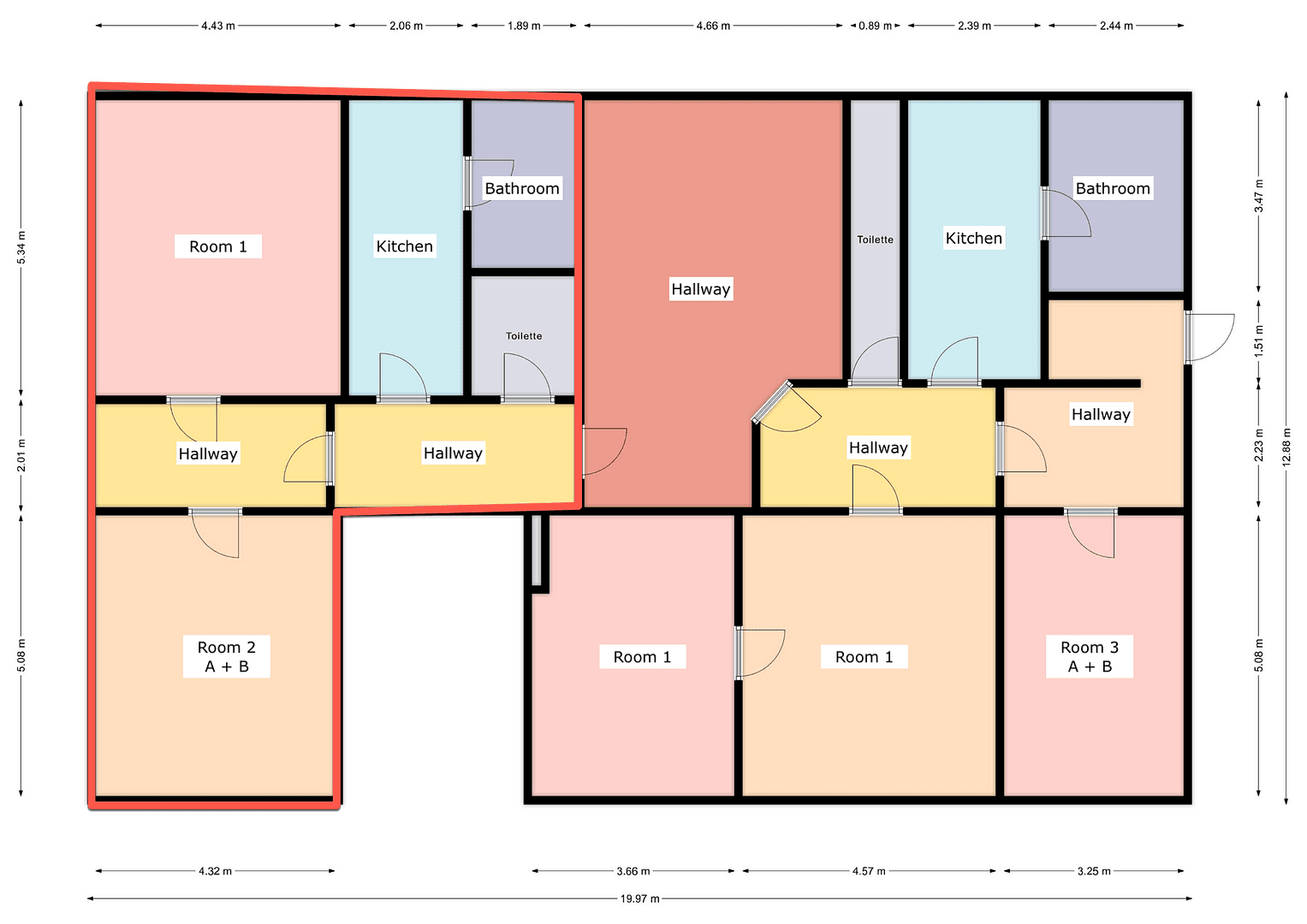 4 bedroom flat to rent, 74 m², Hof, Bavaria 4 bedroom flat to rent, 74 m², Hof, Bavaria
