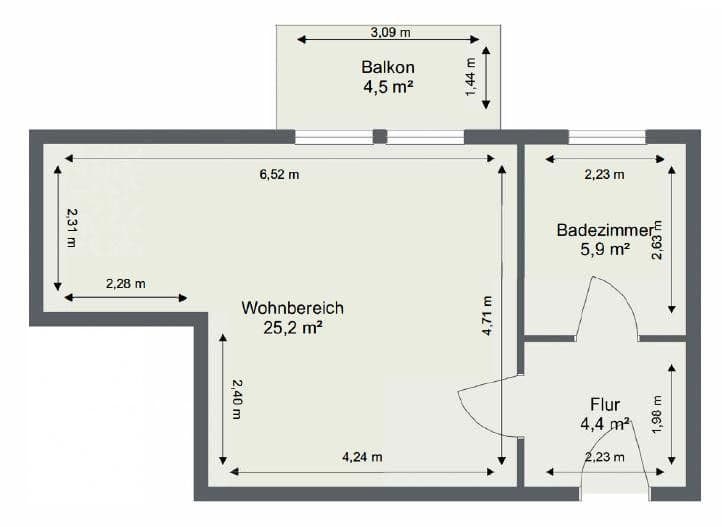1 bedroom flat to rent, 36 m², Fürth, Bavaria 1 bedroom flat to rent, 36 m², Fürth, Bavaria