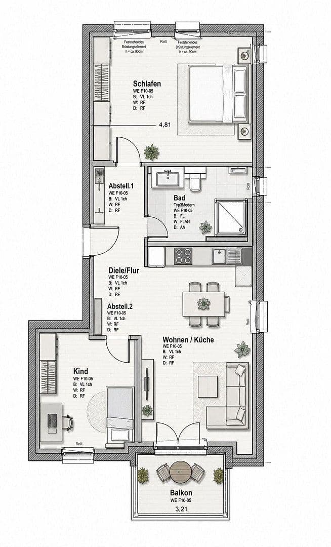3 bedroom flat for sale, 69 m², Freunder Weg 10, Aachen, North Rhine-Westphalia 3 bedroom flat for sale, 69 m², Freunder Weg 10, Aachen, North Rhine-Westphalia