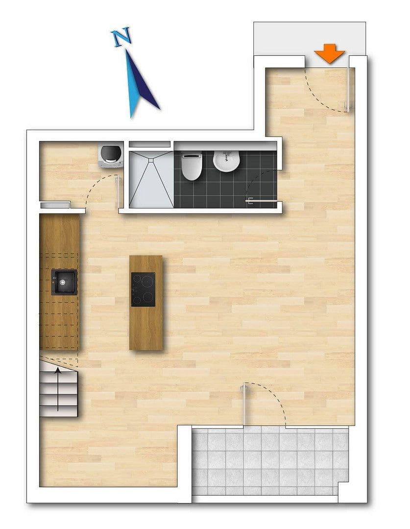 2 bedroom flat to rent, 117 m², Ofener Str. 24, München, Bavaria 2 bedroom flat to rent, 117 m², Ofener Str. 24, München, Bavaria
