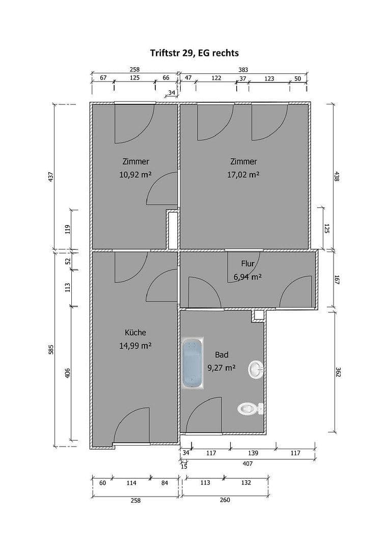 2 bedroom flat to rent, 60 m², Triftstr. 29, Halle, Saxony-Anhalt 2 bedroom flat to rent, 60 m², Triftstr. 29, Halle, Saxony-Anhalt