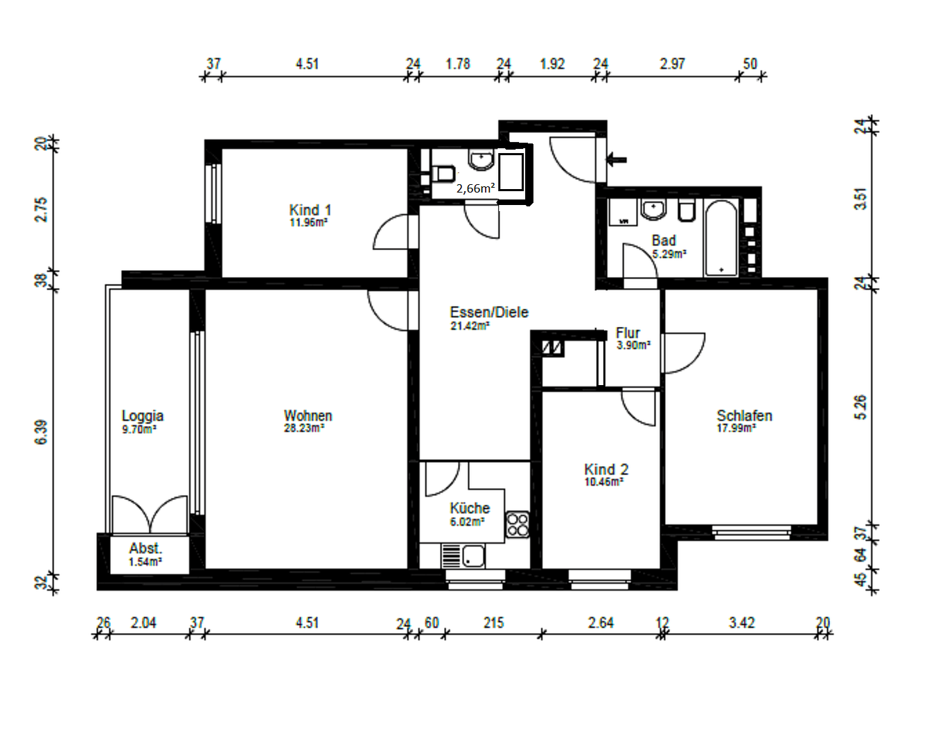 5 bedroom flat to rent, 120 m², Hamburg, Hamburg 5 bedroom flat to rent, 120 m², Hamburg, Hamburg