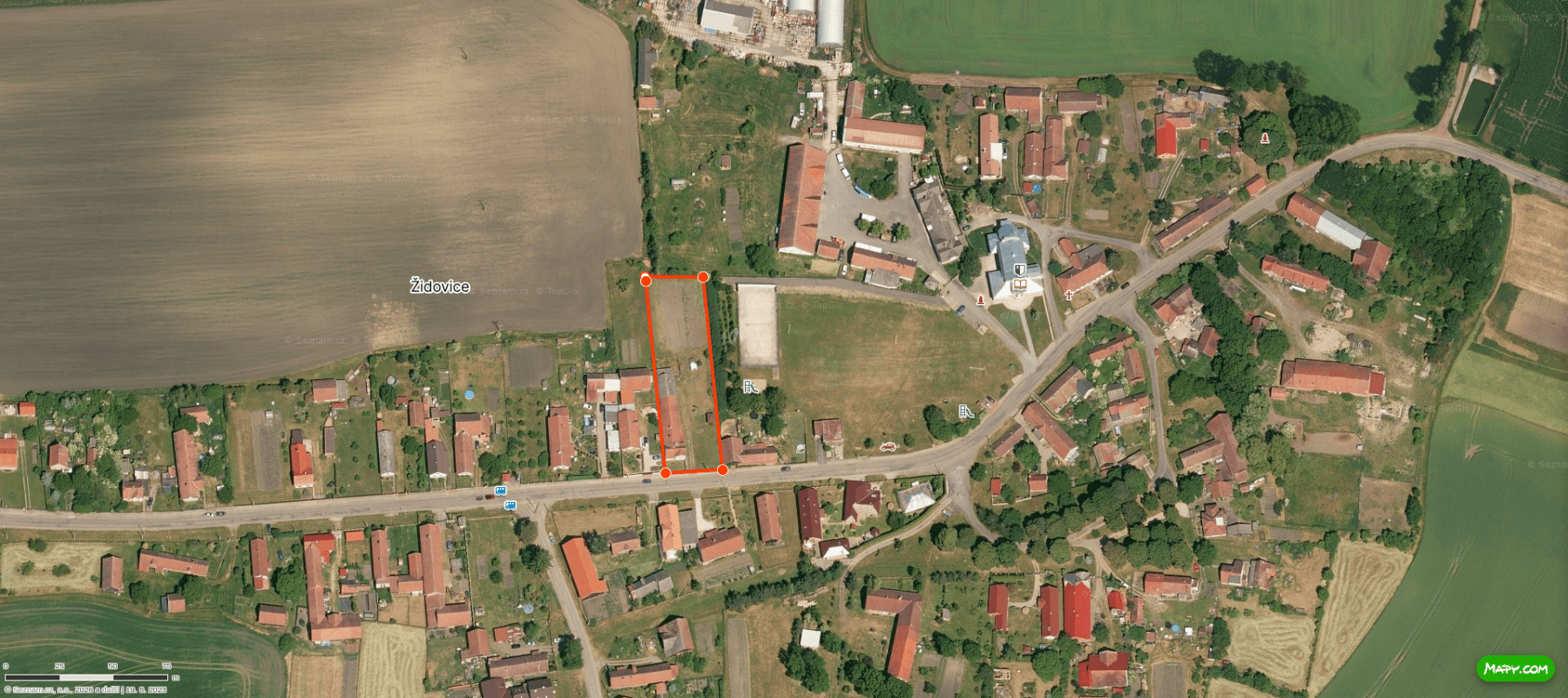 plot for sale, 2,169 m², Židovice, Královéhradecký Region plot for sale, 2,169 m², Židovice, Královéhradecký Region
