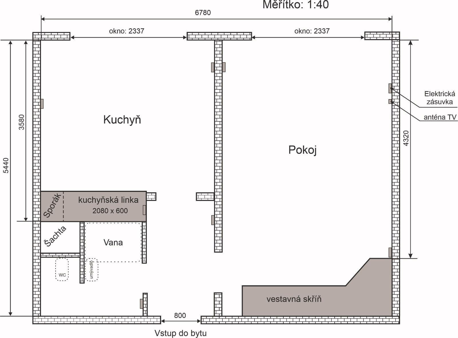 1 bedroom with open-plan kitchen flat to rent, 36 m², Beethovenova, Frýdek-Místek, Moravskoslezský Region 1 bedroom with open-plan kitchen flat to rent, 36 m², Beethovenova, Frýdek-Místek, Moravskoslezský Region