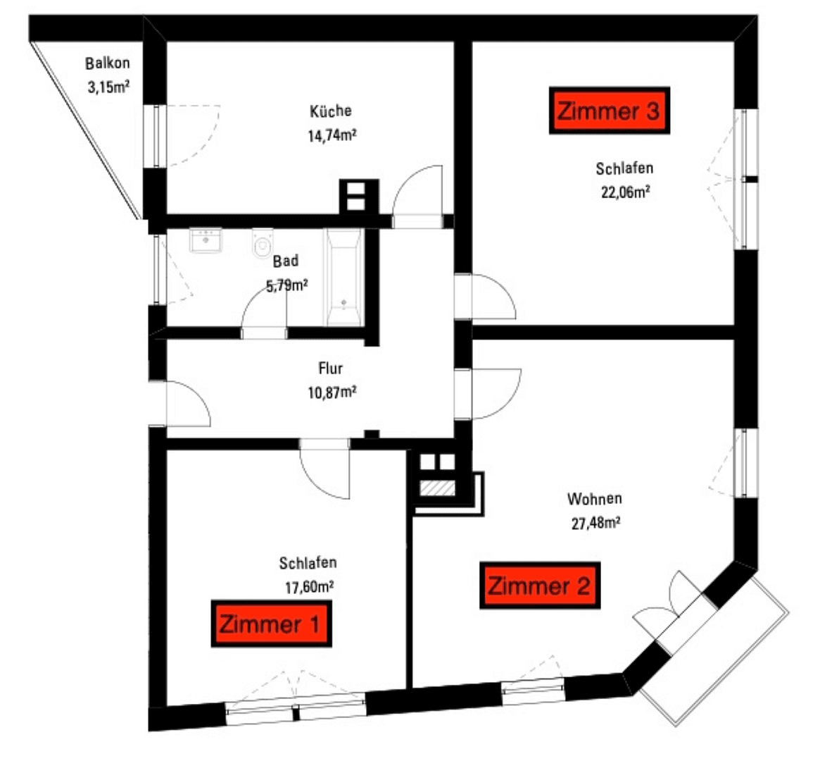 flat to rent, 20 m², Mannheim, Baden-Württemberg flat to rent, 20 m², Mannheim, Baden-Württemberg
