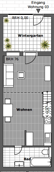 2 bedroom flat to rent, 61 m², Köln, North Rhine-Westphalia 2 bedroom flat to rent, 61 m², Köln, North Rhine-Westphalia