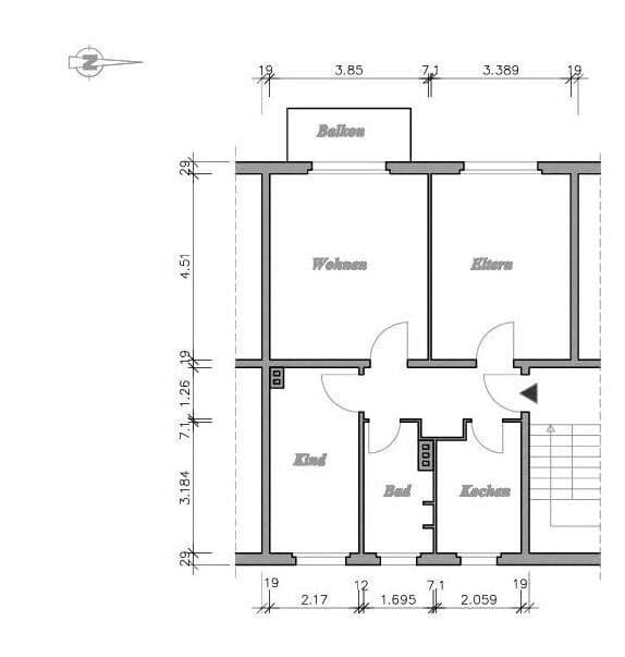 3 bedroom flat to rent, 59 m², Templiner Straße, Angermünde, Brandenburg 3 bedroom flat to rent, 59 m², Templiner Straße, Angermünde, Brandenburg
