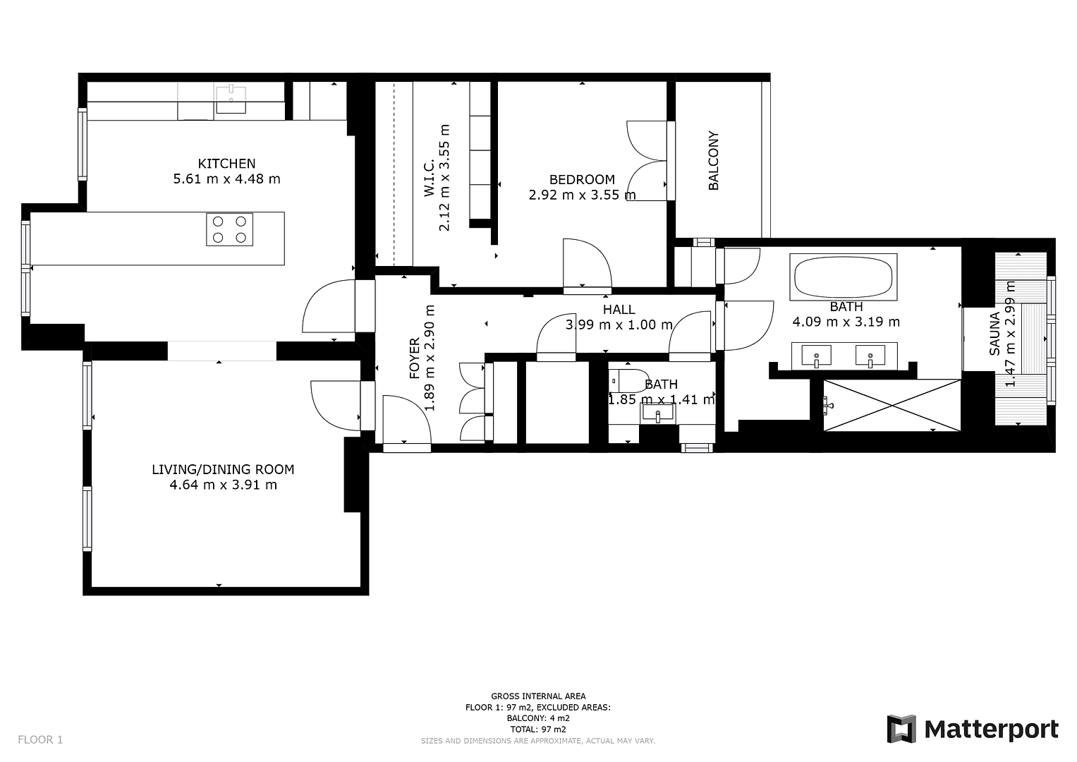 3 bedroom flat to rent, 97 m², Kennedydamm 7, Düsseldorf, North Rhine-Westphalia 3 bedroom flat to rent, 97 m², Kennedydamm 7, Düsseldorf, North Rhine-Westphalia